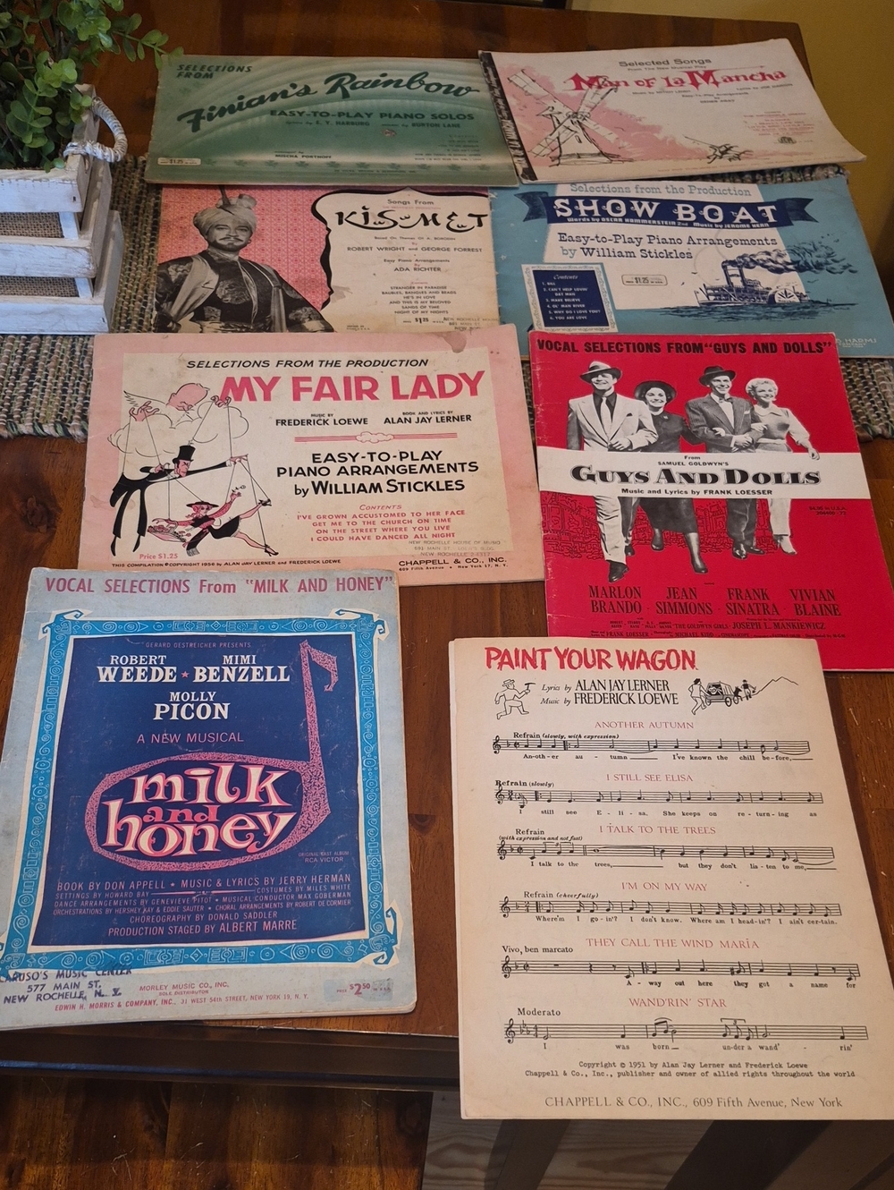 Vintage Sheet Music 8 Total